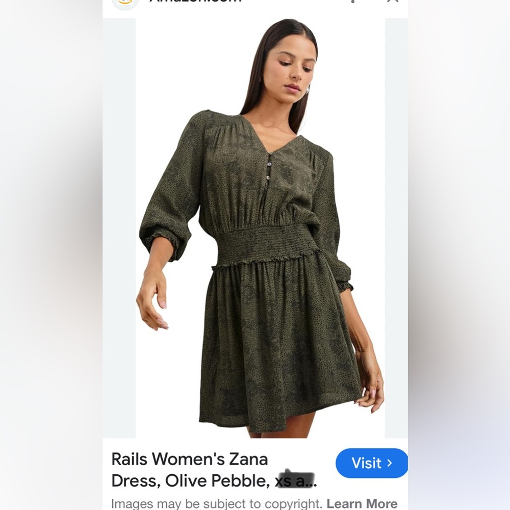 Rails Button-Down mini Dress